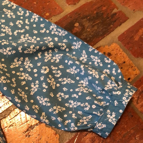 a.n.a. square neck pull over bishop sleeve blouse szL - Picture 5 of 6